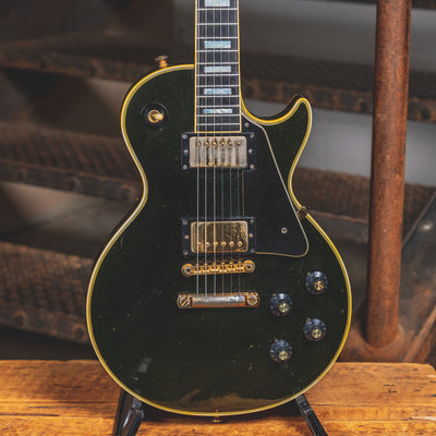 1970 Gibson Les Paul Custom Electric Guitar, Ebony w/ OHSC - Used