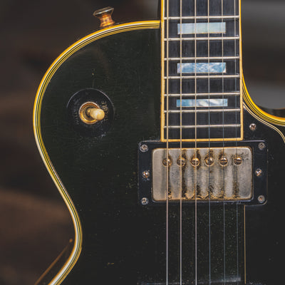 1970 Gibson Les Paul Custom Electric Guitar, Ebony w/ OHSC - Used