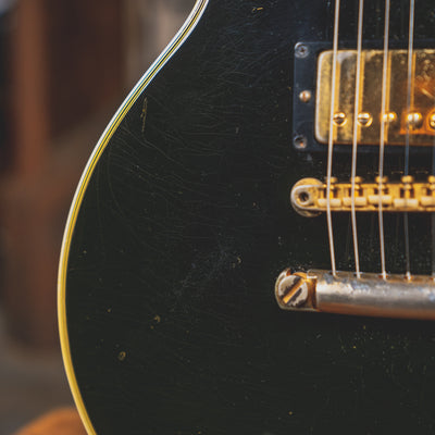 1970 Gibson Les Paul Custom Electric Guitar, Ebony w/ OHSC - Used