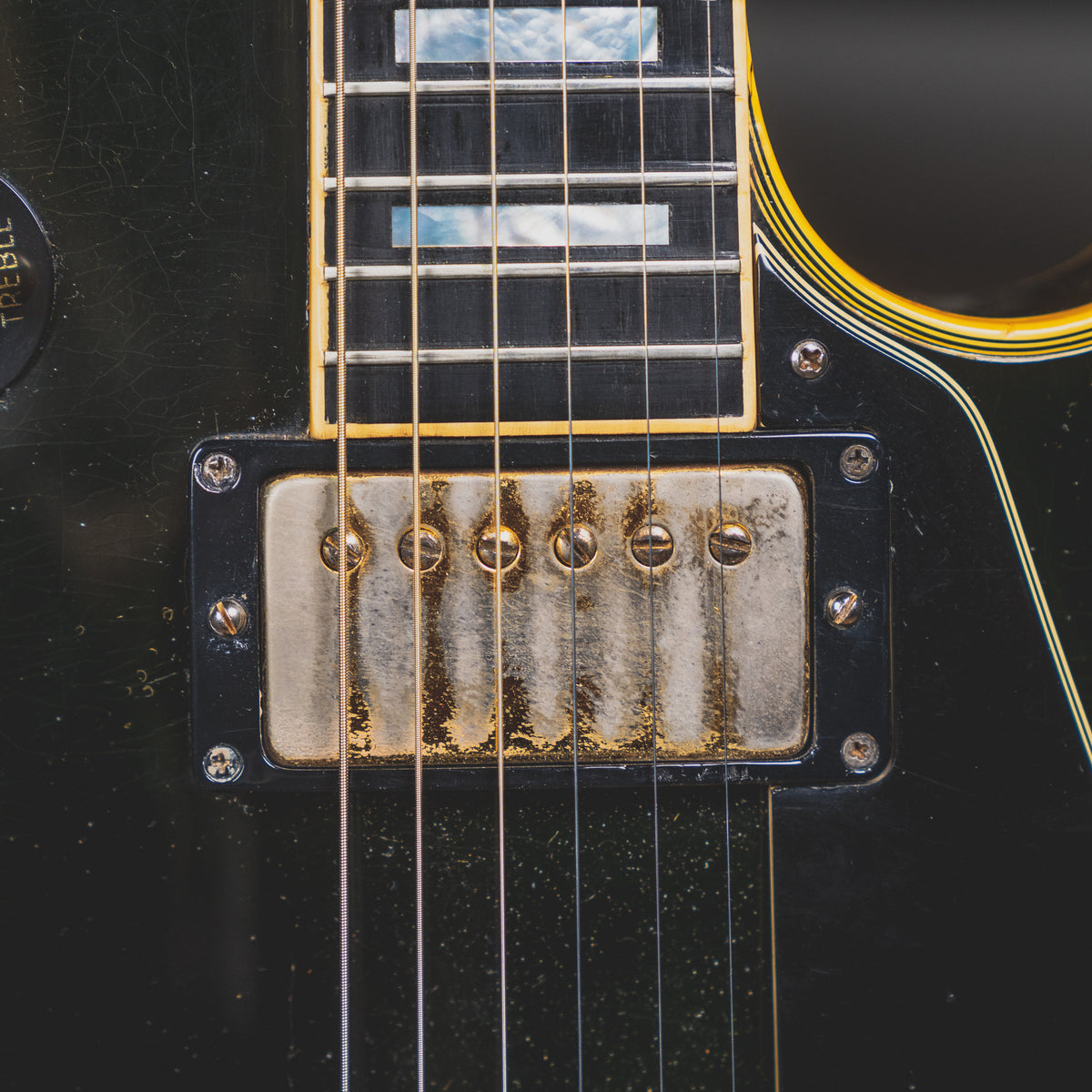 1970 Gibson Les Paul Custom Electric Guitar, Ebony w/ OHSC - Used