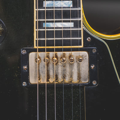 1970 Gibson Les Paul Custom Electric Guitar, Ebony w/ OHSC - Used