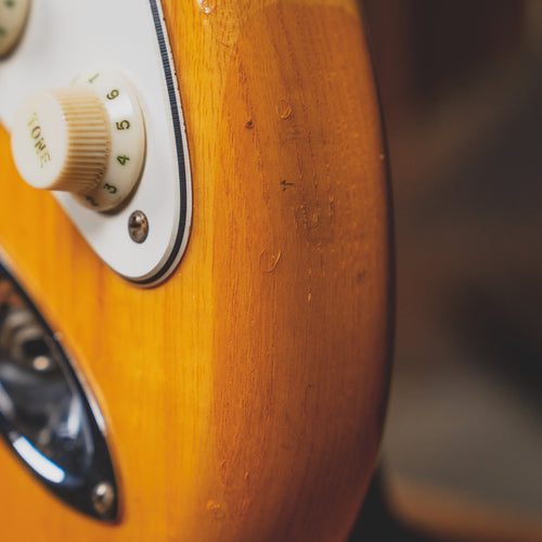 1974 Fender Stratocaster Hardtail Electric Guitar, Natural w/ OHSC