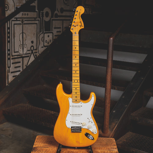 1974 Fender Stratocaster Hardtail Electric Guitar, Natural w/ OHSC