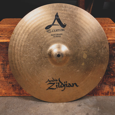 Zildjian 16" A Custom Fast Crash Cymbal - Used