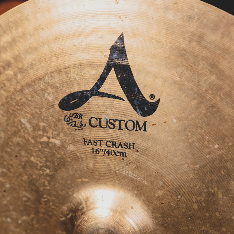 Zildjian 16" A Custom Fast Crash Cymbal - Used