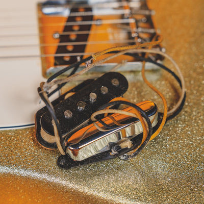 1994 Fender Custom Shop Telecaster Electric Guitar, Silver Sparkle w/OHSC - Used
