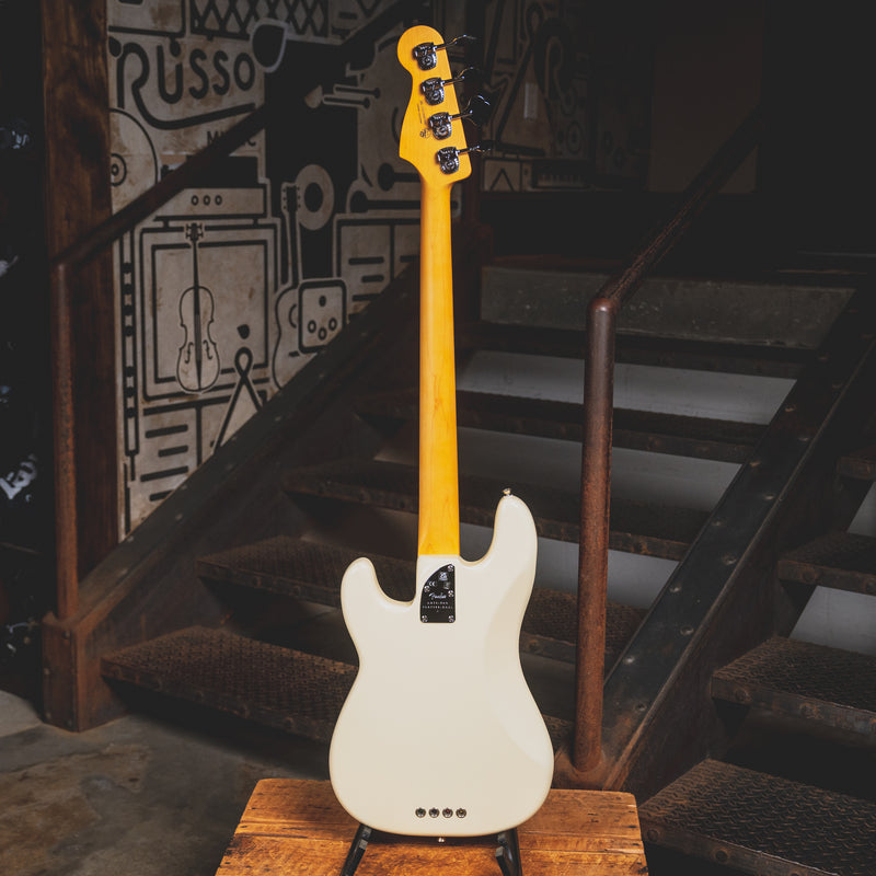2021 Fender American Professional II Precision Bass Olympic White w/ OHSC - Used
