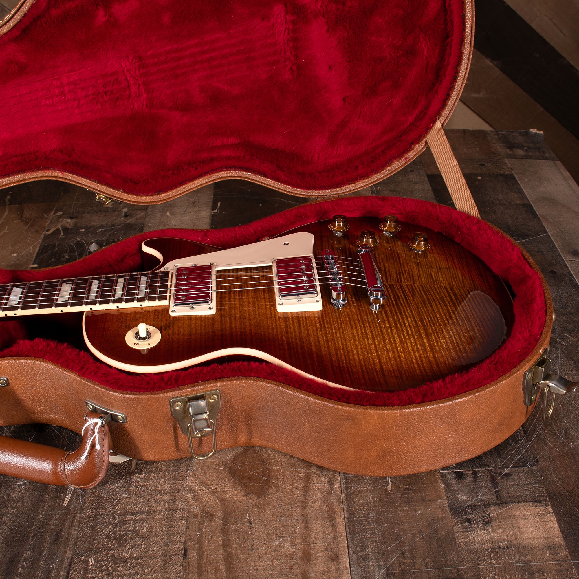 2017 Gibson Les Paul Standard Electric Guitar, T Bourbon Burst