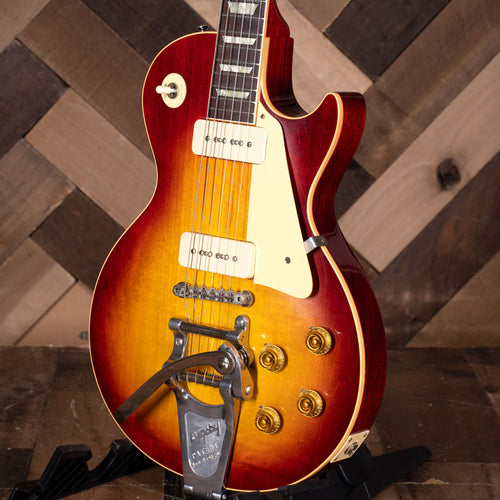 2022 Gibson Custom '56 Historic Reissue Les Paul With Bigsby, Heritage Cherry Burst With OHC - Used