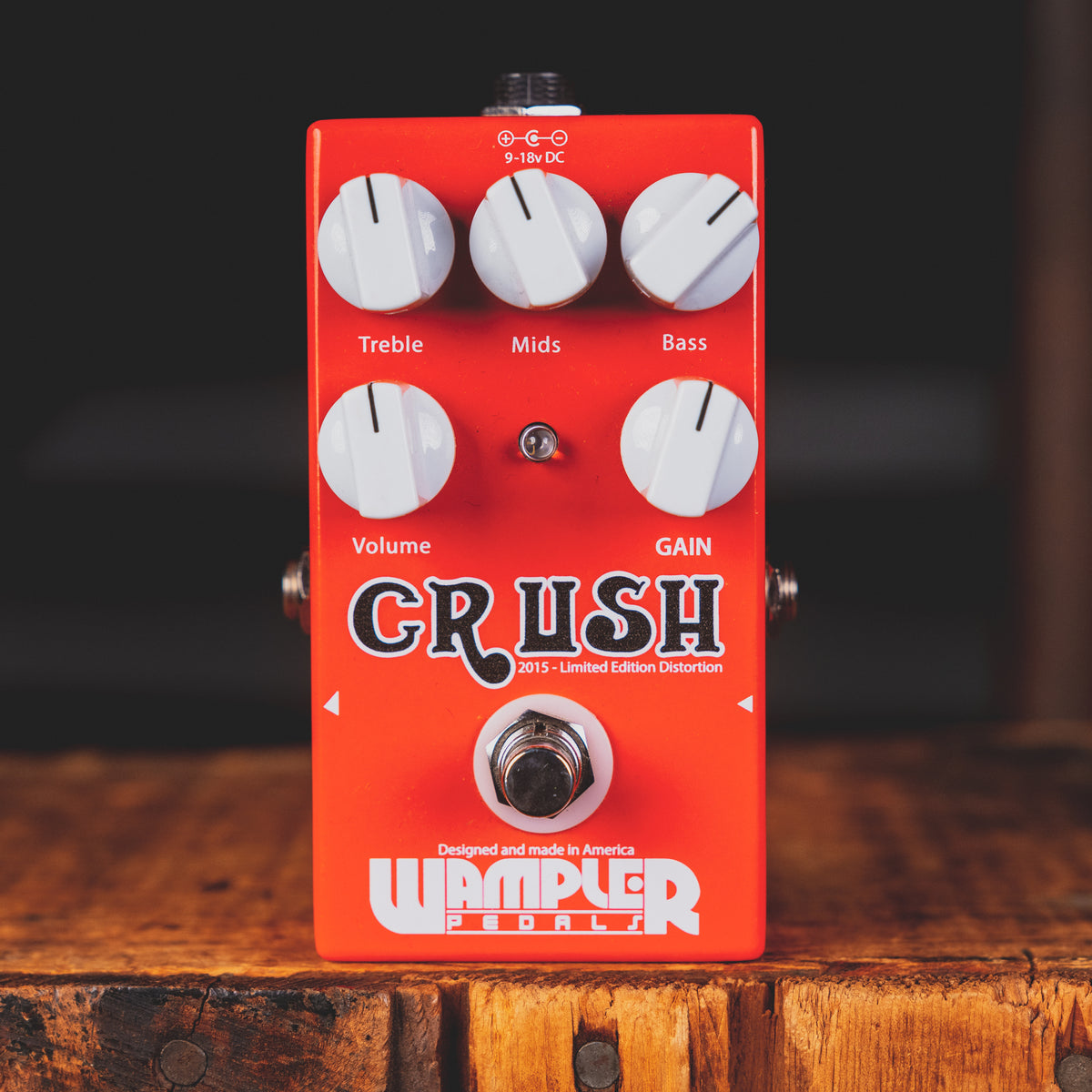 Wampler Crush the Button Overdrive Effect Pedal w/Box - Used