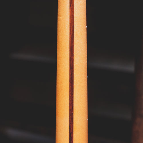 2012 Squier Mikey Way Mustang Bass Guitar, Silver Sparkle w/Gig Bag - Used