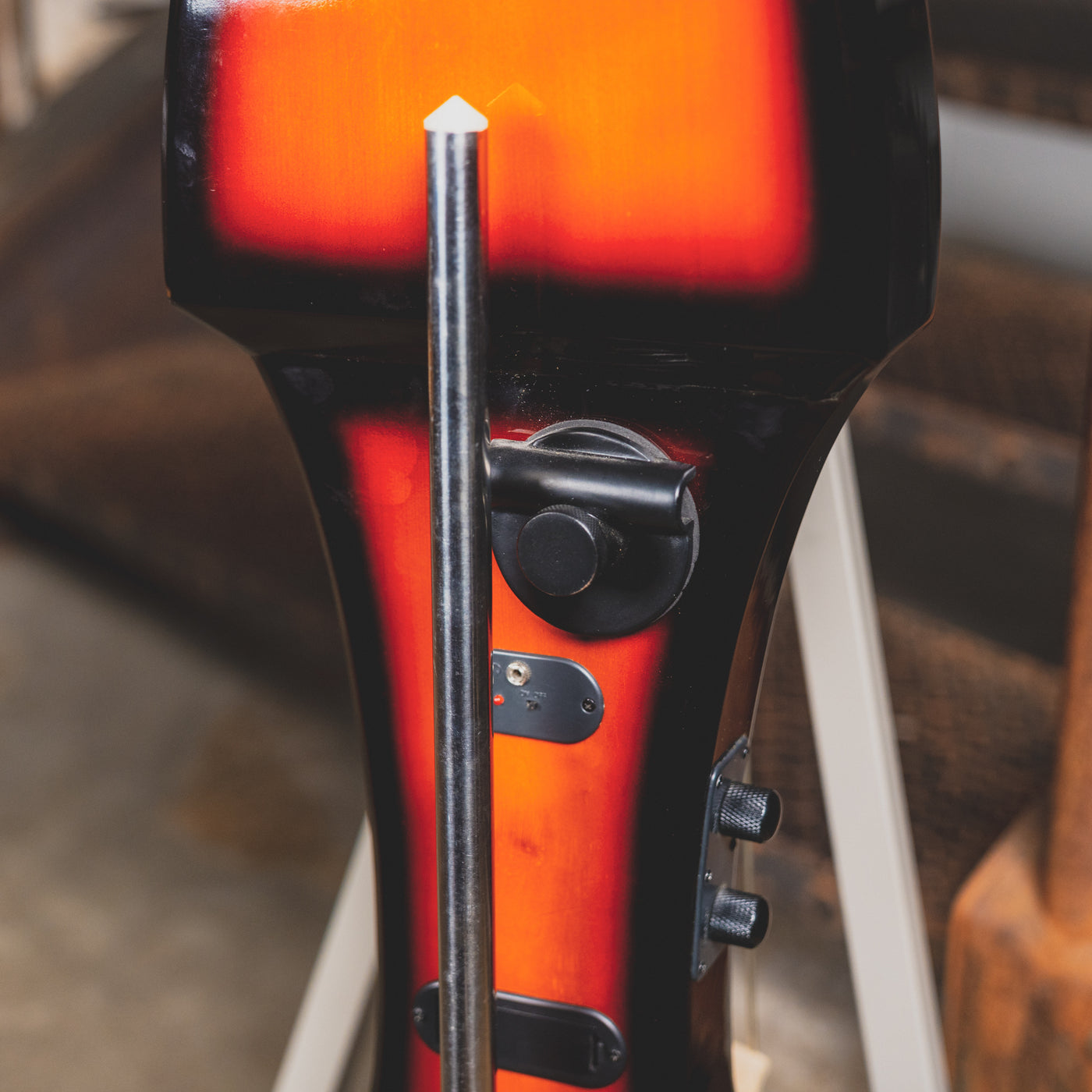 Palatino VE500 Electric Upright Bass, Sunburst w/Gig Bag and Stand