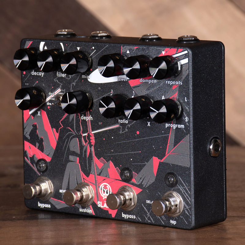 Walrus Audio Slarp Combo Reverb And Delay Effect Pedal With Original B