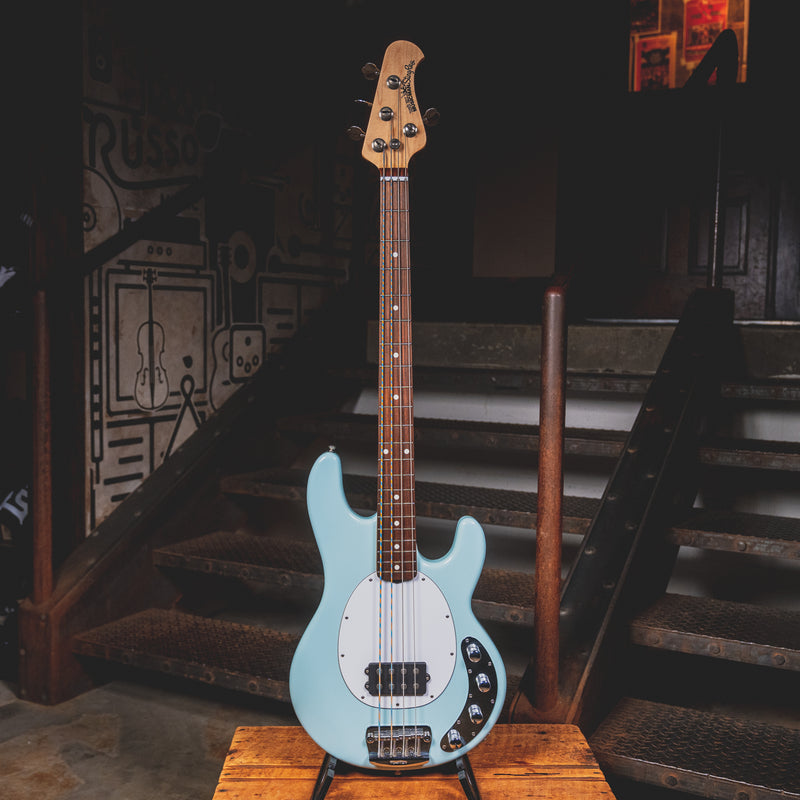 2018 Music Man StingRay Bass Guitar, Mint Green W/HSC - Used