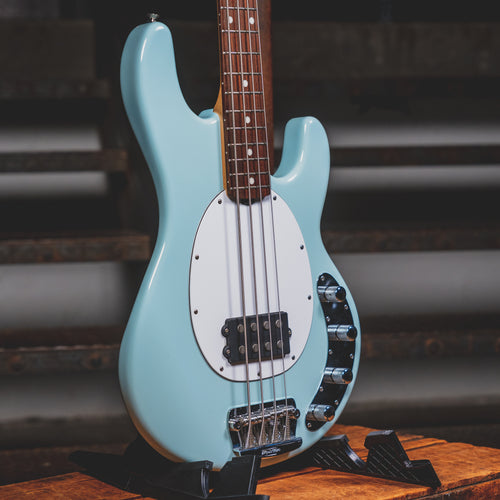 2018 Music Man StingRay Bass Guitar, Mint Green W/HSC - Used