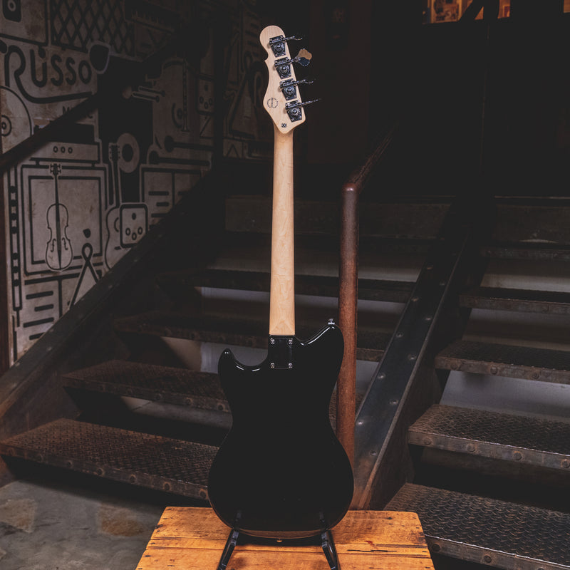 2022 G&L Tribute Series Fallout Electric Bass Guitar Jet Black W/ OGB - Used