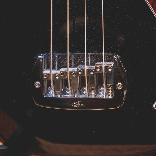 2022 G&L Tribute Series Fallout Electric Bass Guitar Jet Black W/ OGB - Used