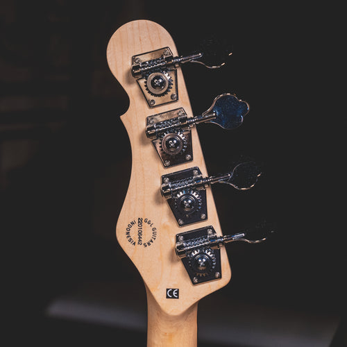 2022 G&L Tribute Series Fallout Electric Bass Guitar Jet Black W/ OGB - Used