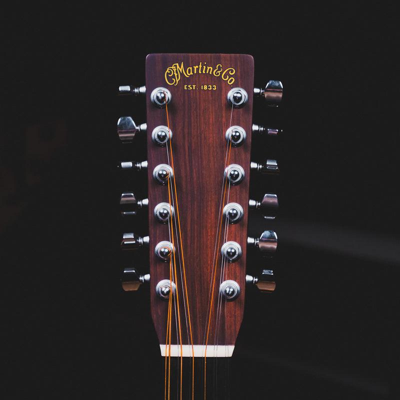 2022 Martin HD12-28 Standard Series 12-String Acoustic Guitar, Natural w/ OHSC - Used