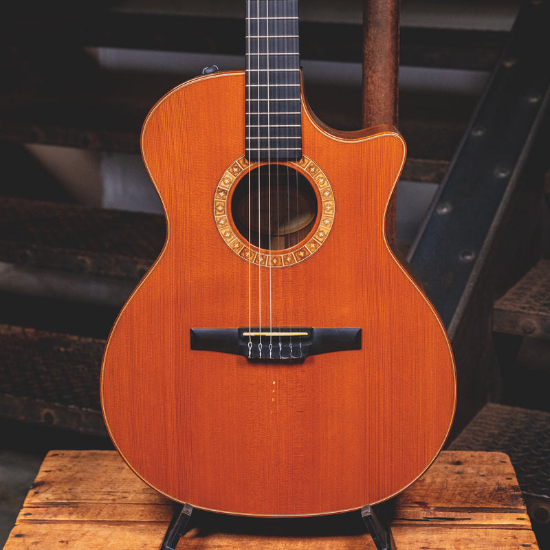 2011 Taylor NS74ce Acoustic-Electric Nylon String Guitar, Natural w/OHSC