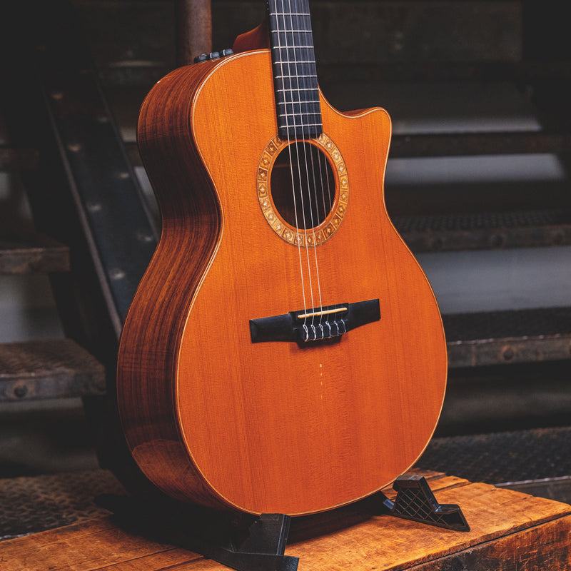 2011 Taylor NS74ce Acoustic-Electric Nylon String Guitar, Natural w/OHSC