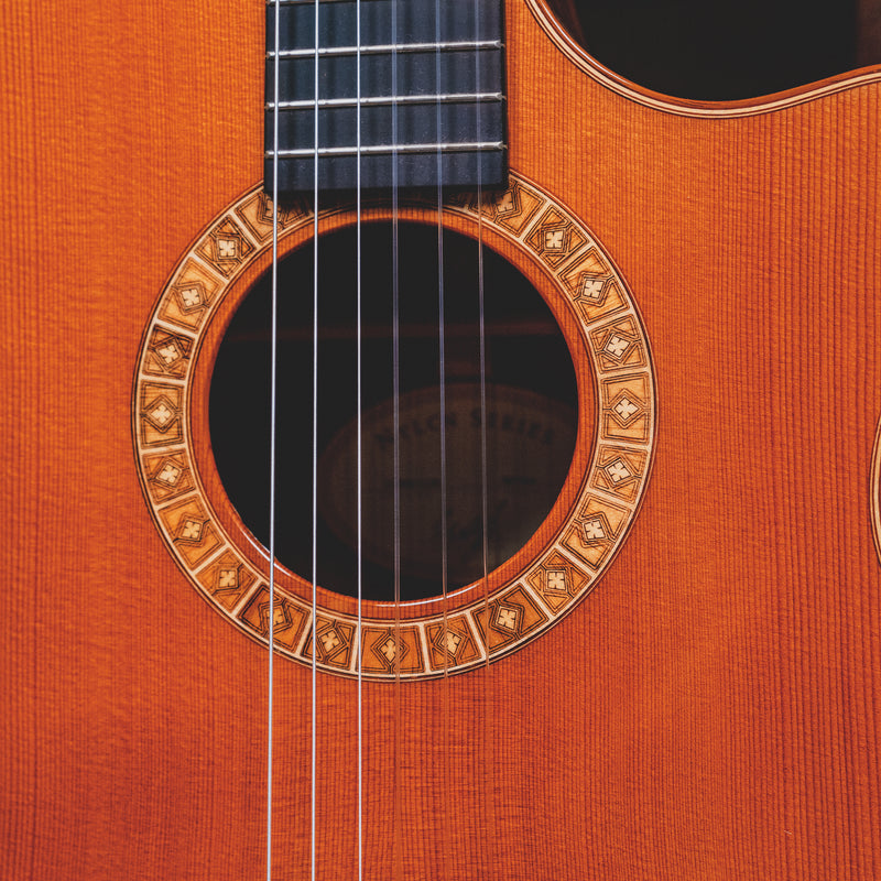 2011 Taylor NS74ce Acoustic-Electric Nylon String Guitar, Natural w/OHSC