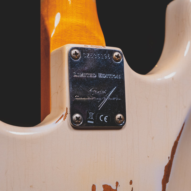 2018 Fender Custom Shop '64 Stratocaster Relic Electric Guitar, Super Faded Shell Pink - Used