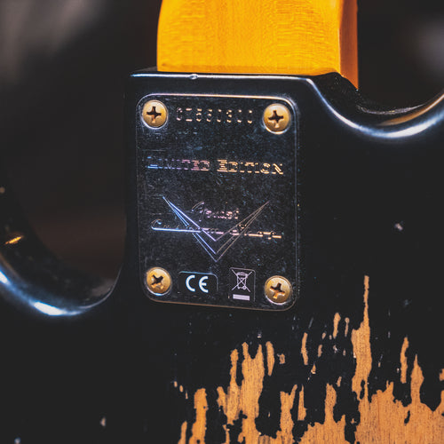 2022 Fender Custom Shop '60 Precision Bass Heavy Relic, Aged Black w/OHSC - Used