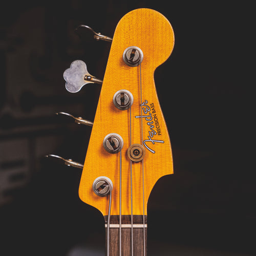 2022 Fender Custom Shop '60 Precision Bass Heavy Relic, Aged Black w/OHSC - Used