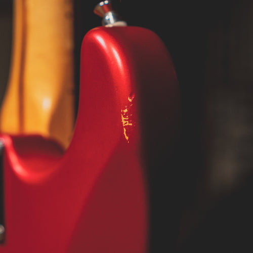 2003 Fender Standard Stratocaster Electric Guitar, Satin Midnight Wine w/HSC - Used