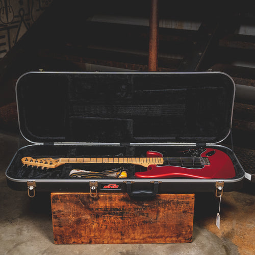 2003 Fender Standard Stratocaster Electric Guitar, Satin Midnight Wine w/HSC - Used