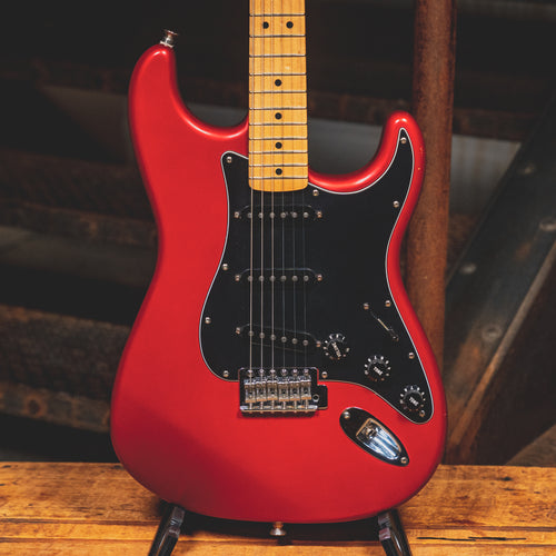 2003 Fender Standard Stratocaster Electric Guitar, Satin Midnight Wine w/HSC - Used