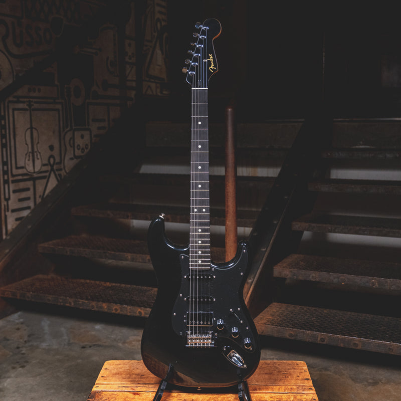 2022 Fender Limited Edition HSS Stratocaster Electric Guitar, Black w/HSC