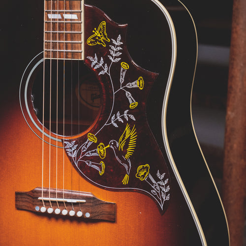 2019 Gibson Acoustic Hummingbird Guitar, Vintage Sunburst w