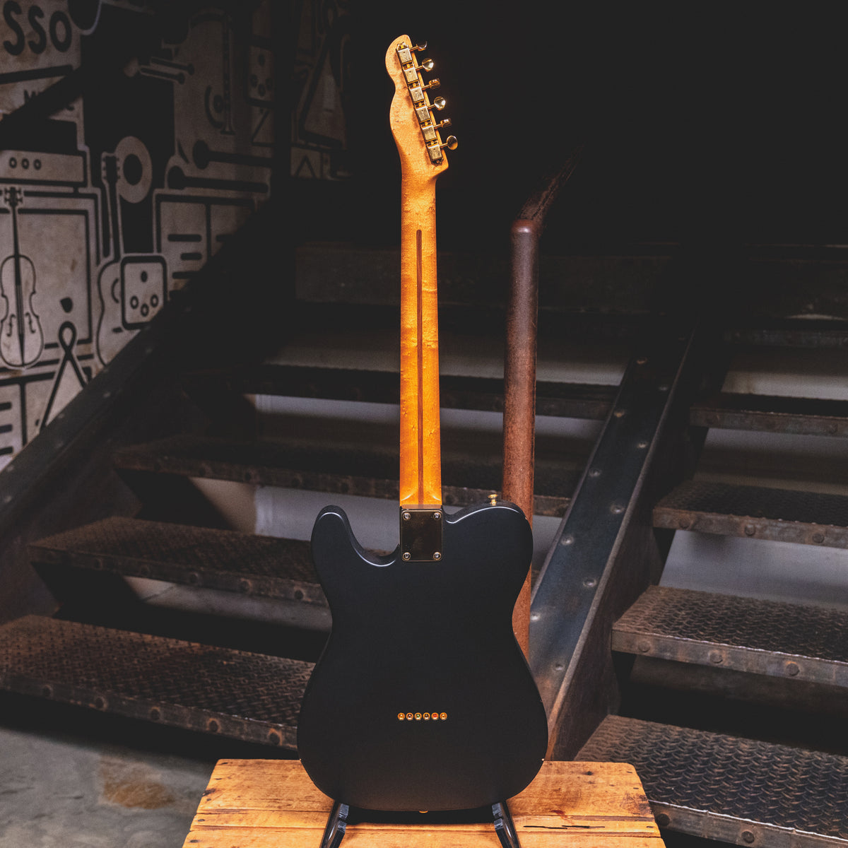 2020 LsL Bad Bone 2 Electric Guitar Matte Black w/ OHSC - Used