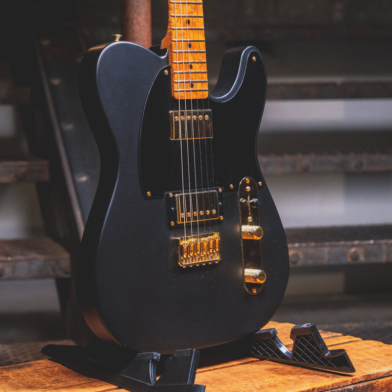 2020 LsL Bad Bone 2 Electric Guitar Matte Black w/ OHSC - Used