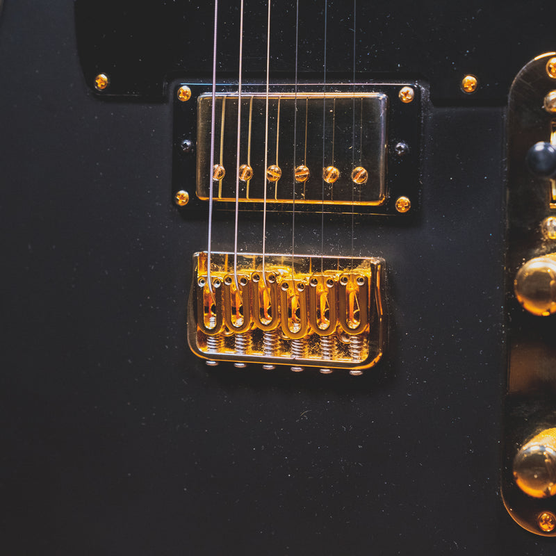 2020 LsL Bad Bone 2 Electric Guitar Matte Black w/ OHSC - Used