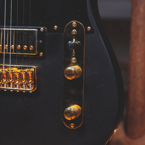 2020 LsL Bad Bone 2 Electric Guitar Matte Black w/ OHSC - Used