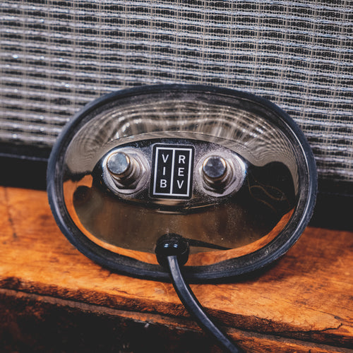 2017 Fender '65 Deluxe Reverb Reissue Guitar Combo Amp w/ Footswitch and Cover