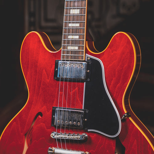 2022 Gibson Custom '64 ES-335 Semi-Hollow Electric Guitar, Cherry w/OHSC