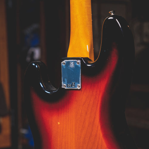 2022 Fender Vintera 60s Jazz Bass Guitar, 3 Color Sunburst w/Gig Bag - Used