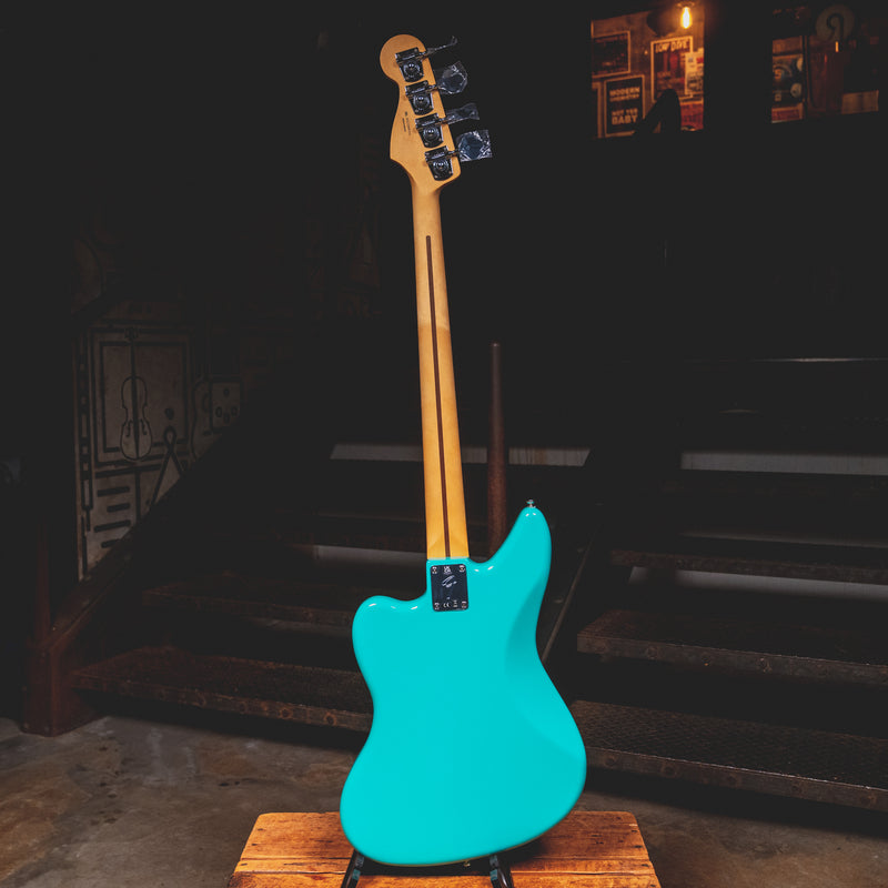 2023 Fender Player Jaguar Bass Guitar, Maple Neck, Sea Foam Green - Used