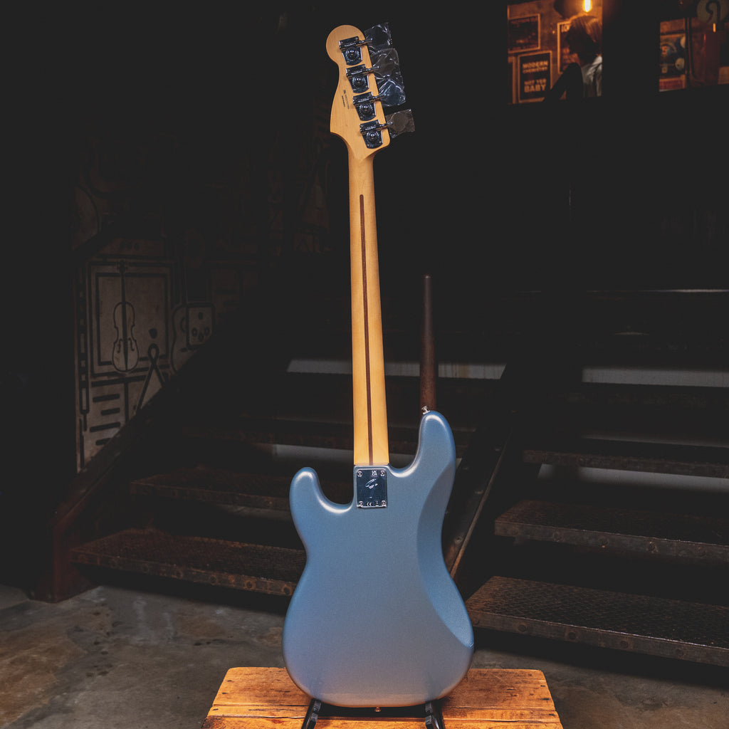 2022 Fender Player Precision Bass, Pau Ferro Fretboard, Silver - Used