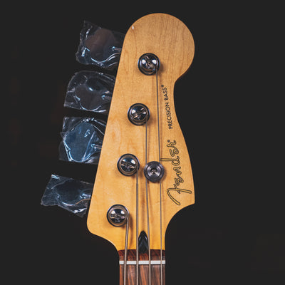 2022 Fender Player Precision Bass, Pau Ferro Fretboard, Silver - Used