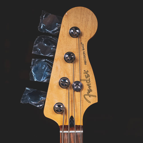 2022 Fender Player Precision Bass, Pau Ferro Fretboard, Silver - Used