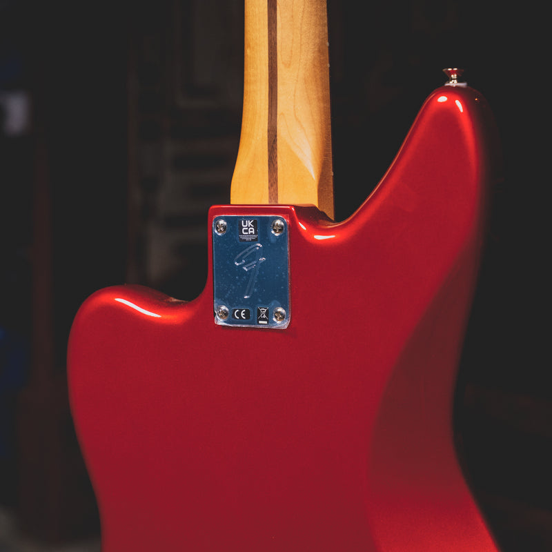 2023 Fender Player Jaguar Bass, Pau Ferro Fretboard, Candy Apple Red - Used