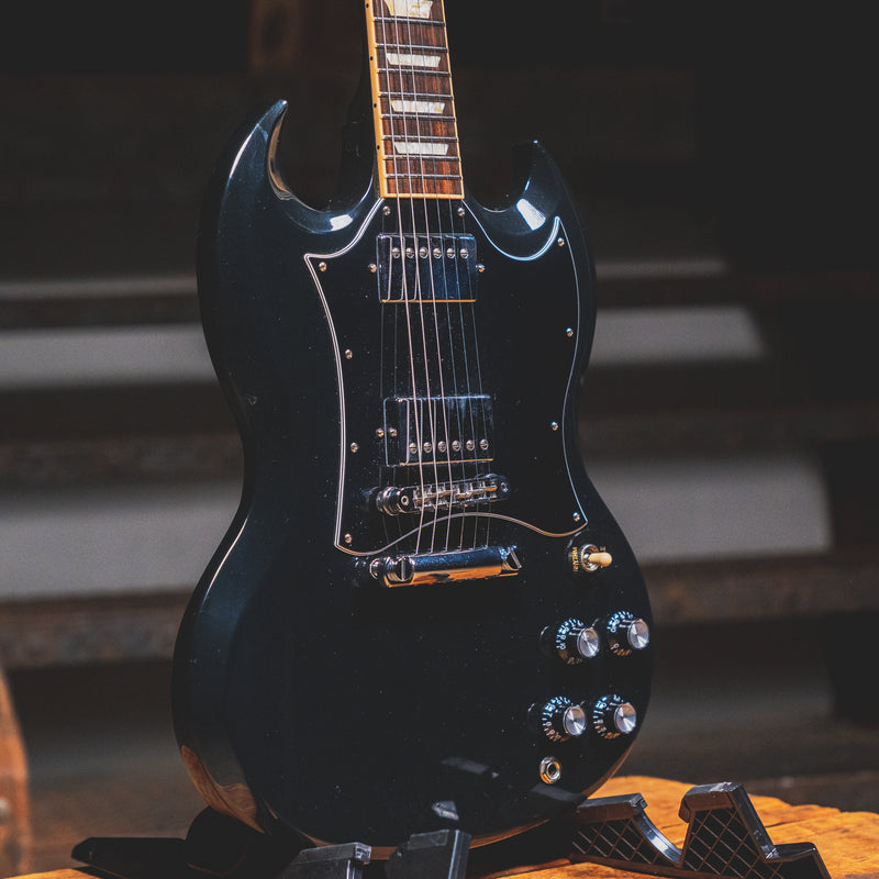 2019 Gibson SG Standard Electric Guitar, Ebony w/Soft Case - Used