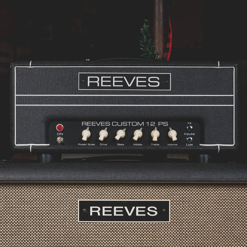 Reeves Custom 12 PS Guitar Amplifer Head w/2x12 Cabinet - Used