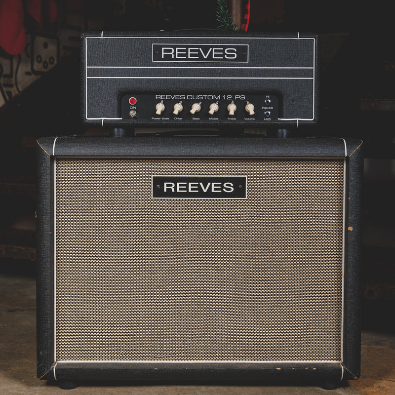 Reeves Custom 12 PS Guitar Amplifer Head w/2x12 Cabinet - Used