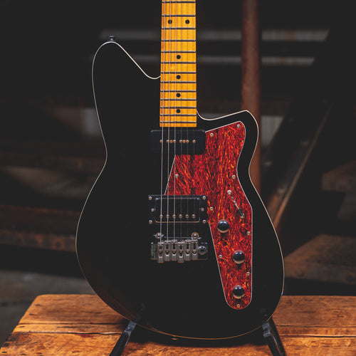 2016 Reverend Double Agent W Electric Guitar, Maple Neck, Black w/OHSC - Used